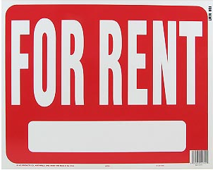 small for rent sign