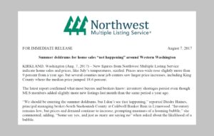 NWMLS Press Release July 2017
